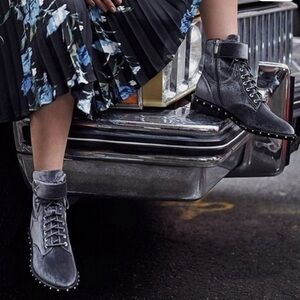 Vince Camuto Talorini Velvet Studded Boots